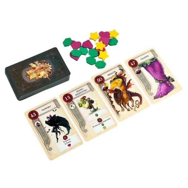 Componentes del juego de mesa 3 Actos en Español por la editorial Mar Lúdico