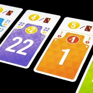 Componentes del juego de mesa Mind Up! en Español por la editorial Tranjis Games