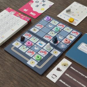 Componentes del juego de mesa Cereal Killer por la editorial Primigenio Games