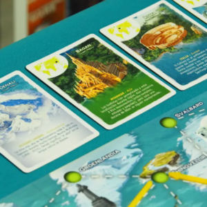 Caja del juego de mesa Expediciones alrededor del mundo por la editorial Arrakis